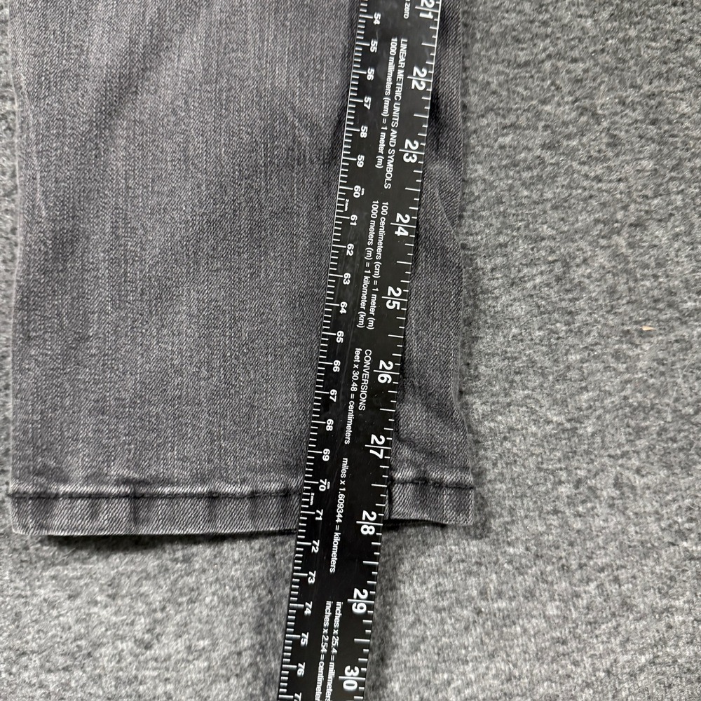 Modern Levis 512 Slim Taper Jeans Boys 16 Gray Good Washed Denim Pants - Picture 4 of 8